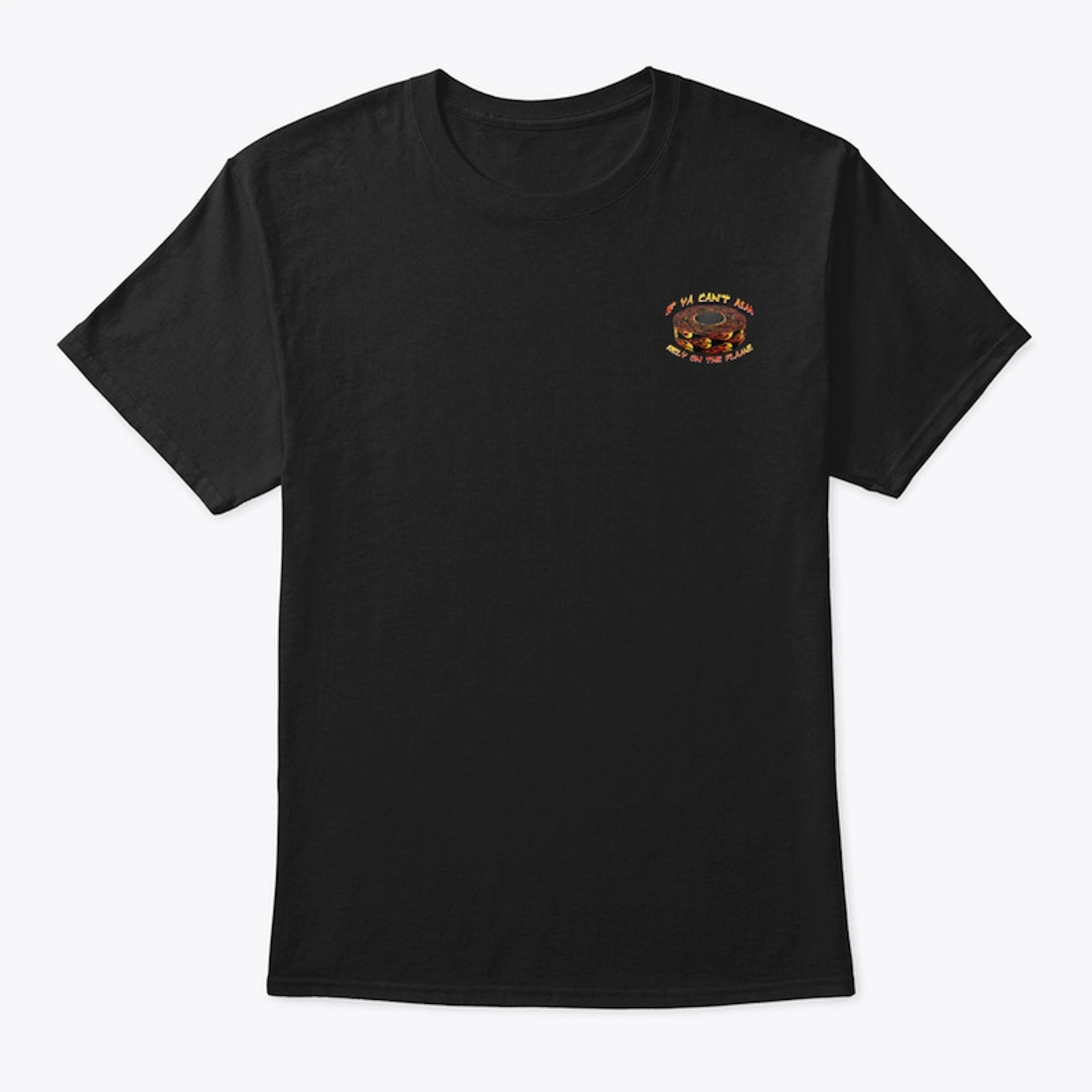 "Black" Flame Tape Shirt
