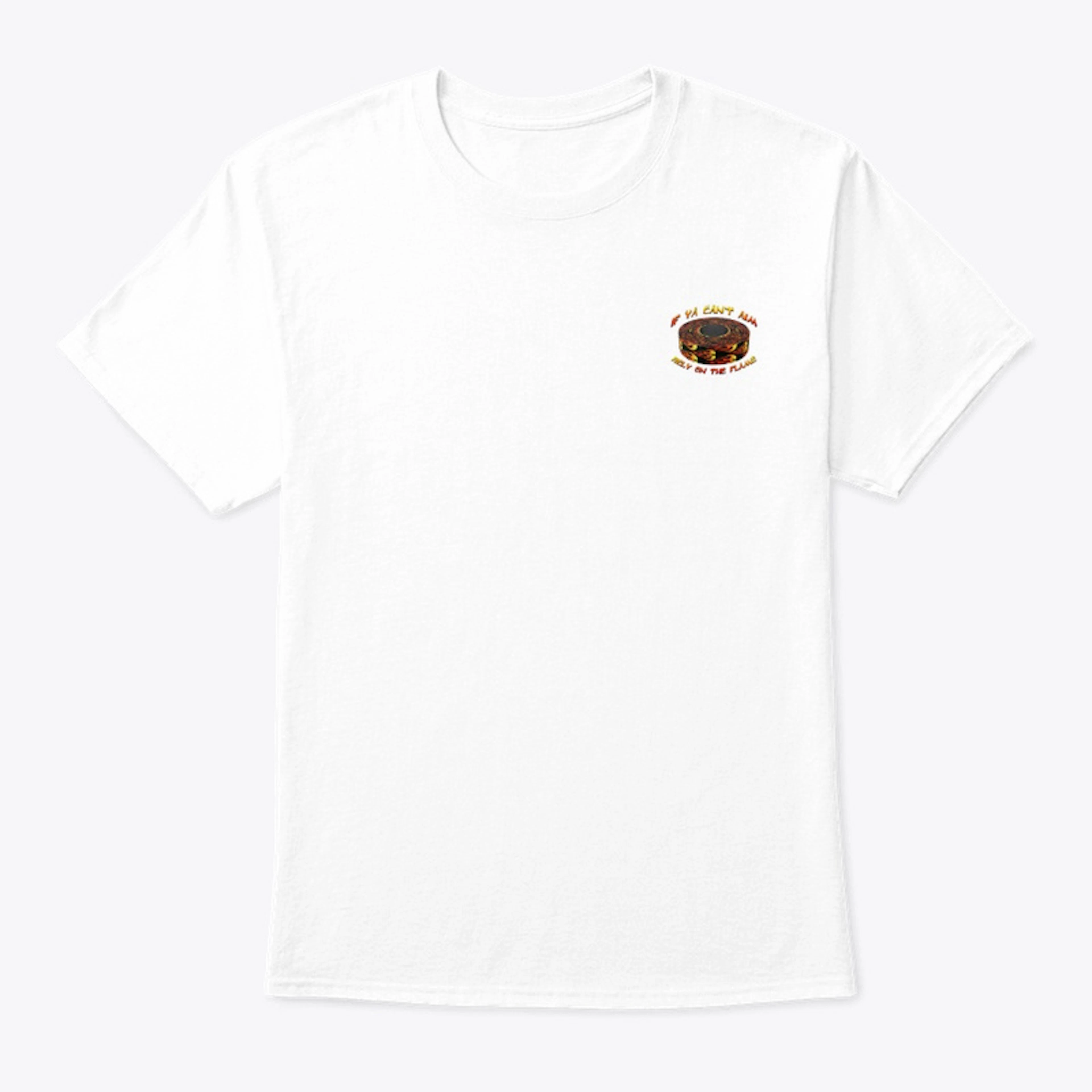 "White" Flame Tape Shirt